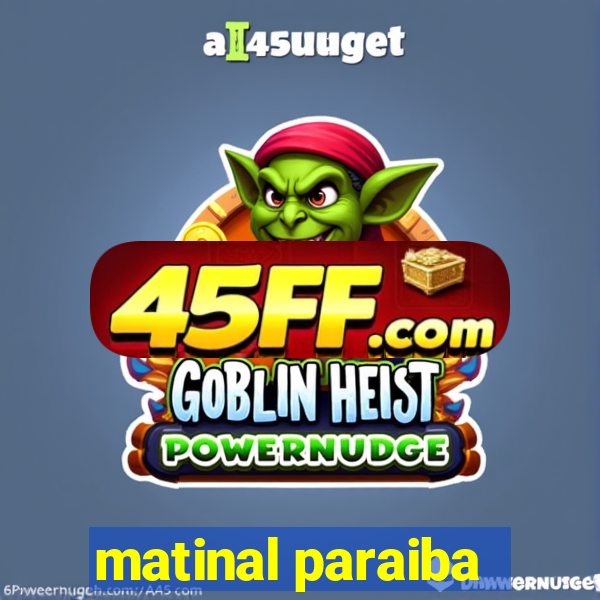 matinal paraiba